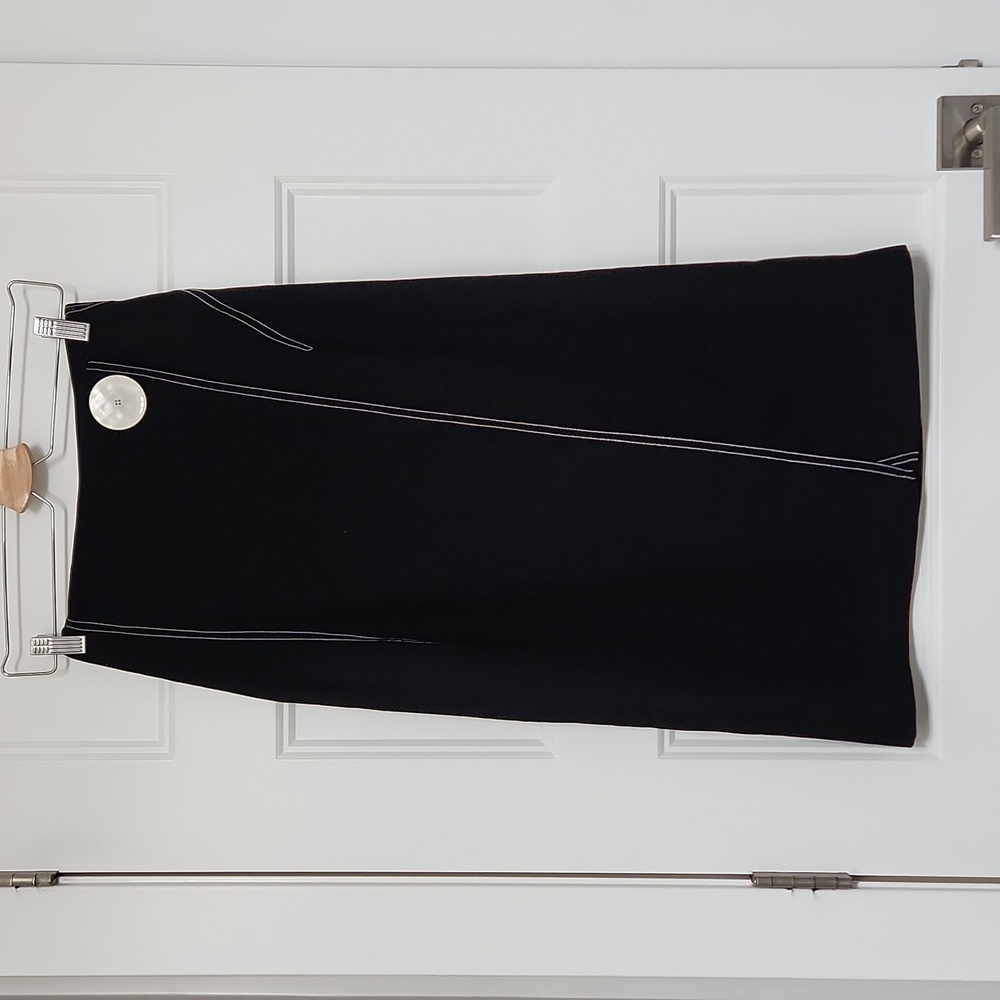 Zara Black Wrap Top Stitched Skirt XS - Picture 5 of 10